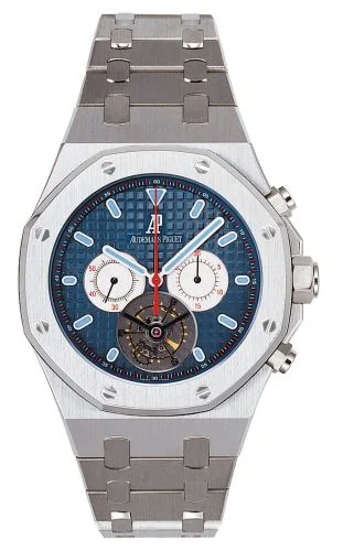 Audemars Piguet - 25977ST.OO.1205ST.01 Royal Oak Tourbillon Chronograph Stainless Steel / Blue