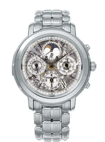 Audemars Piguet - 26023PT.OO.1138PT.01 Jules Audemars 26023 Grande Complication Platinum / Sapphire / Bracelet