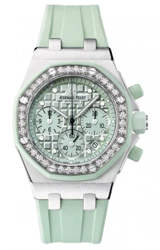 Audemars Piguet Audemars Piguet - 26048SK.ZZ.D035CA.01 Royal Oak OffShore 26048 Lady Chronograph Stainless Steel / Green