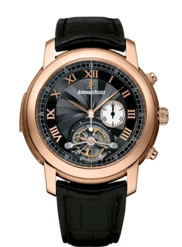 Audemars Piguet Audemars Piguet - 26050OR.OO.D002CR.01 Jules Audemars Minute Repeater Tourbillon Chronograph Pink Gold / Black