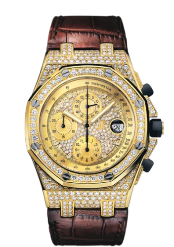 Audemars Piguet - 26067BA.ZZ.D088CR.01 Royal Oak Offshore Yellow Gold / Diamonds