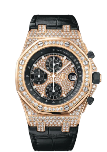 Audemars Piguet - 26067OR.ZZ.D002CR.01 Royal Oak Offshore Pink Gold / Diamonds