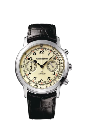 Audemars Piguet Audemars Piguet - 26100BC.OO.D002CR.01 Jules Audemars 26100 Chronograph White Gold / Creme Vintage
