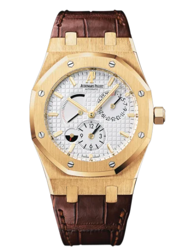 Audemars Piguet Audemars Piguet - 26120BA.OO.D088CR.01 Royal Oak Dual Time Yellow Gold / Strap