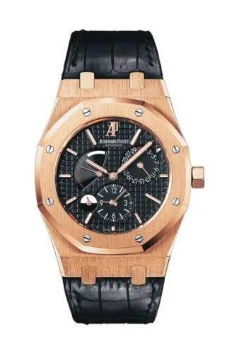 Audemars Piguet Audemars Piguet - 26120OR.OO.D002CR.01 Royal Oak 26120 Dual Time Pink Gold / Black