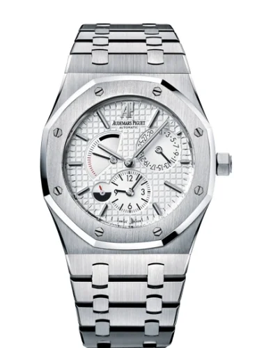 Audemars Piguet Audemars Piguet - 26120ST.OO.1220ST.01 Royal Oak Dual Time Stainless Steel / Silver