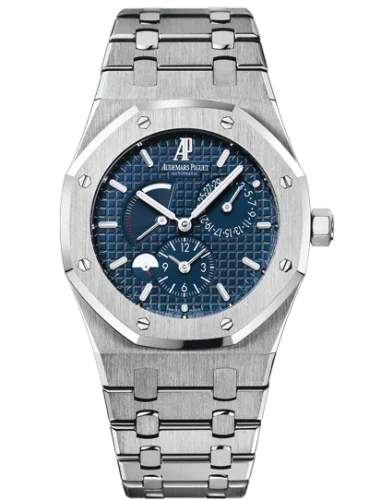 Audemars Piguet Royal Oak Dual Time Stainless Steel / Blue