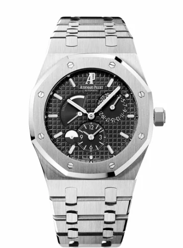 Audemars Piguet Audemars Piguet - 26120ST.OO.1220ST.03 Royal Oak Dual Time Stainless Steel / Black