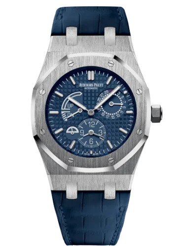 Audemars Piguet Royal Oak 26124 Dual Time Stainless Steel / Blue / Strap