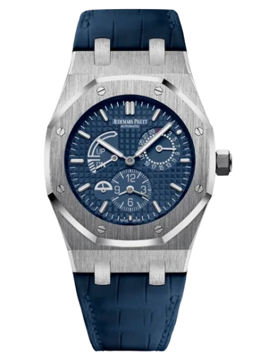 Audemars Piguet Audemars Piguet - 26124ST.OO.D018CR.01 Royal Oak 26124 Dual Time Stainless Steel / Blue / Strap