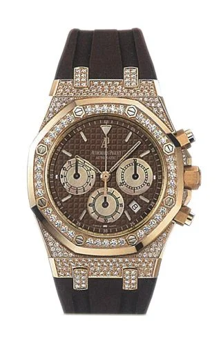 Audemars Piguet - 26129OR.ZZ.D080CA.01 Royal Oak 26129 Chronograph Pink Gold / Brown