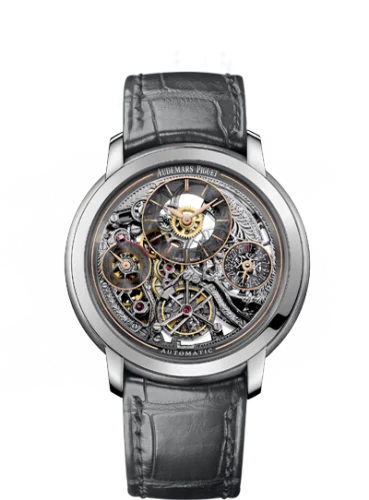 Audemars Piguet - 26143PT.OO.D005CR.01 Jules Audemars 26143 Tourbillon Openworked Platinum