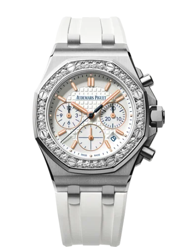 Audemars Piguet - 26144ST.ZZ.D010CA.01 Royal Oak OffShore 26144 Lady Chronograph Stainless Steel / Silver / Diamond / Summer Edition 2017