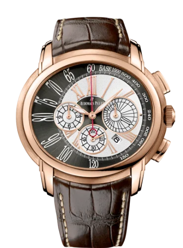 Audemars Piguet - 26145OR.OO.D093CR.01 Millenary Chronograph Pink Gold / Brown