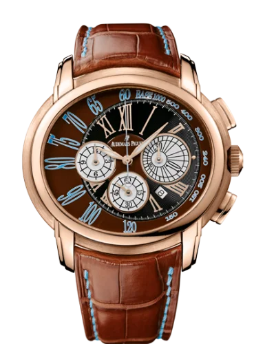 Audemars Piguet - 26145OR.OO.D095CR.01 Millenary Chronograph Pink Gold / Brown
