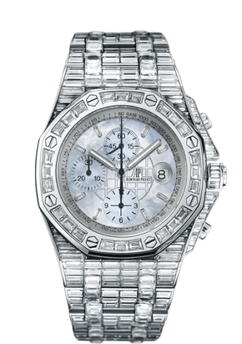 Audemars Piguet - 26174BC.ZZ.8042BC.01 Royal Oak OffShore 26174 Chronograph Baguette / MOP
