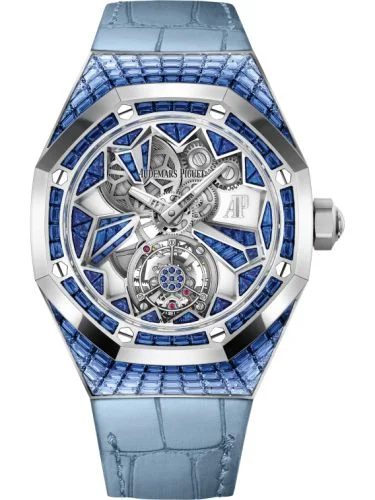Audemars Piguet - 26228BC.SS.D314CR.01 Audemars Piguet Royal Oak Concept Flying Tourbillon White Gold / Baguette Sapphire