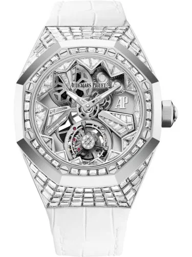 Audemars Piguet - 26228BC.ZZ.D011CR.01 Audemars Piguet Royal Oak Concept Flying Tourbillon White Gold / Baguette Diamond