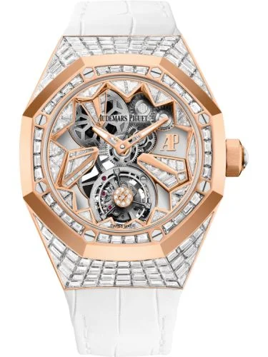 Audemars Piguet - 26228OR.ZZ.D011CR.01 Audemars Piguet Royal Oak Concept Flying Tourbillon Pink Gold / Baguette Diamond