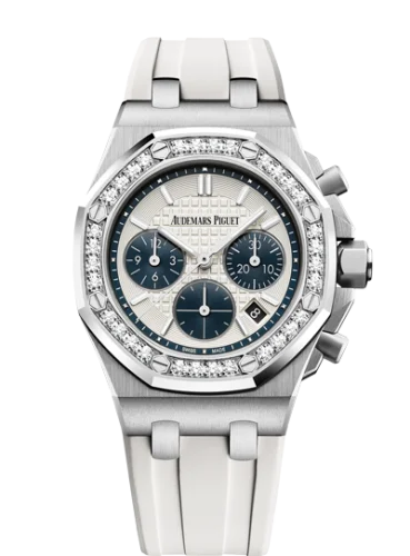 Audemars Piguet - 26231ST.ZZ.D010CA.01 Royal Oak OffShore 26231 Lady Chronograph Stainless Steel / Silver / Diamond