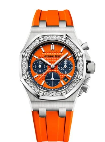 Audemars Piguet - 26231ST.ZZ.D070CA.01 Royal Oak OffShore 26231 Lady Chronograph Stainless Steel / Zest / Diamond