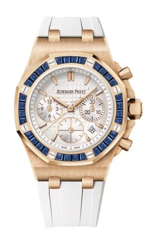 Audemars Piguet - 26236OR.SS.D010CA.01 Royal Oak OffShore Lady Chronograph Pink Gold /  Silver / Bartorelli