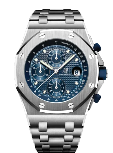 Audemars Piguet - 26237ST.OO.1000ST.01 Royal Oak Offshore 26237 Stainless Steel / Blue / Bracelet / 25th Anniversary
