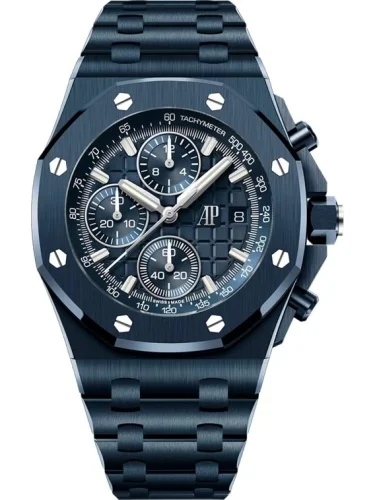Audemars Piguet Audemars Piguet - 26238CD.OO.1300CD.01 Royal Oak Offshore Blue Nuit, Nuage 50 Ceramic / Blue / Bracelet
