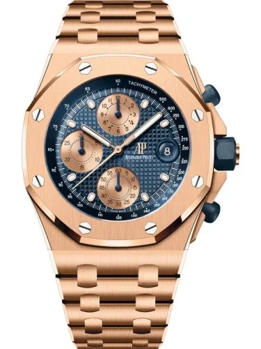Audemars Piguet Royal Oak Offshore Pink Gold / Blue / Bracelet