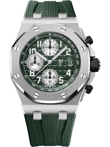 Audemars Piguet Audemars Piguet - 26238TI.OO.A056CA.01 Royal Oak Offshore Titanium / Khaki / Rubber