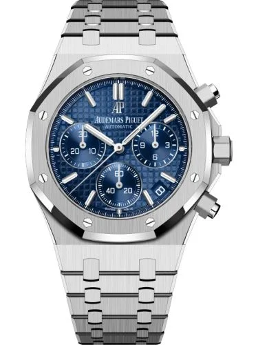 Audemars Piguet - 26239BC.OO.1220BC.01 Royal Oak Chronograph 41 White Gold / Blue