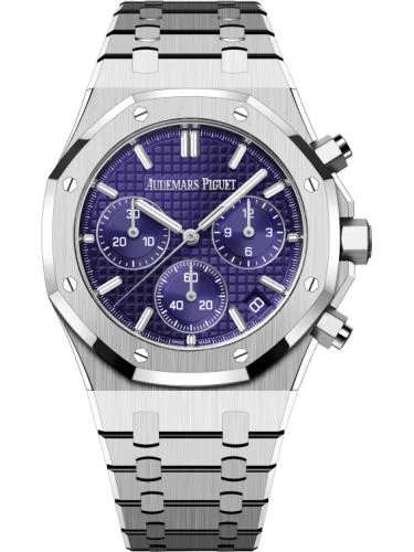 Audemars Piguet - 26240BC.OO.1320BC.01 Royal Oak Chronograph 41 White Gold / Purple