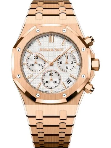 Audemars Piguet - 26240OR.OO.1320OR.07 Royal Oak Chronograph 41 Pink Gold / Silver