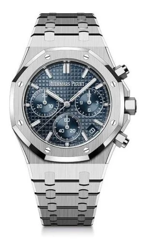 Audemars Piguet - 26240ST.OO.1320ST.01 Royal Oak Chronograph 41 Stainless Steel / Blue / 50th Anniversary