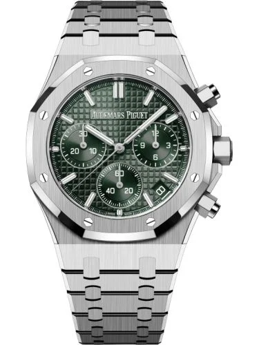 Audemars Piguet - 26240ST.OO.1320ST.08 Royal Oak Chronograph 41 Stainless Steel / Green