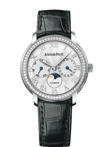 Audemars Piguet Jules Audemars Day & Date White Gold / Diamond / Silver