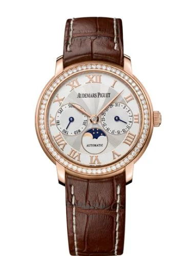 Audemars Piguet Jules Audemars Day & Date Pink Gold / Diamond / Silver
