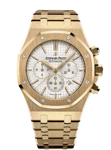 Audemars Piguet - 26320BA.OO.1220BA.01 Royal Oak Chronograph 41 Yellow Gold / Silver