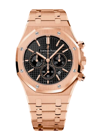 Audemars Piguet - 26320OR.OO.1220OR.01 Royal Oak Chronograph 41 Pink Gold / Black