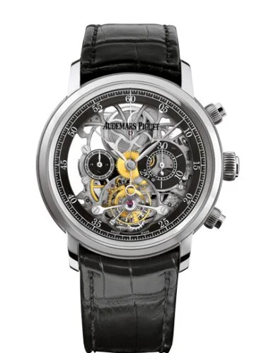 Audemars Piguet - 26346BC.OO.D002CR.02 Jules Audemars 26346 Tourbillon Chronograph Openworked White Gold Boutique