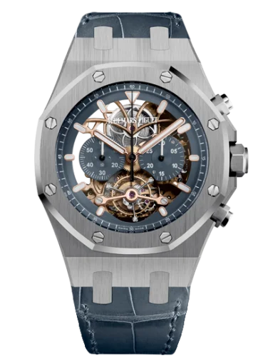 Audemars Piguet - 26347PT.OO.D315CR.01 Royal Oak Tourbillon Chronograph Openworked Platinum