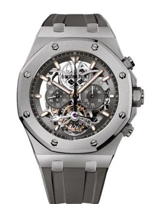 Audemars Piguet - 26347TI.GG.D004CA.01 Royal Oak Tourbillon Chronograph Openworked Titanium / Boutique Edition