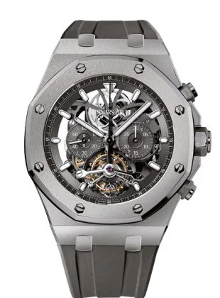 Audemars Piguet - 26347TI.GG.D004CA.02 Royal Oak Tourbillon Chronograph Openworked Titanium / Boutique Edition