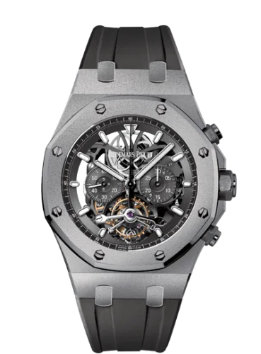 Audemars Piguet - 26347TI.OO.D004CR.02 Royal Oak 26347 Tourbillon Chronograph Openworked Titanium / Boutique Edition