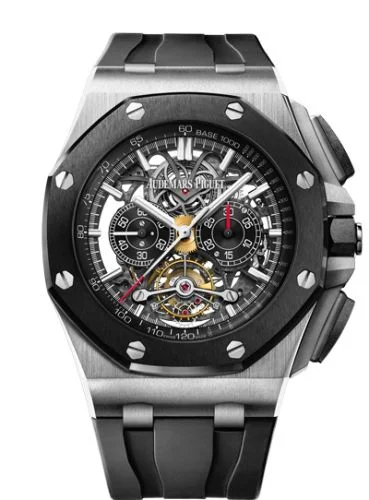Audemars Piguet - 26348IO.OO.A002CA.01 Royal Oak Offshore Tourbillon Chronograph Openworked Ali Bin Ali