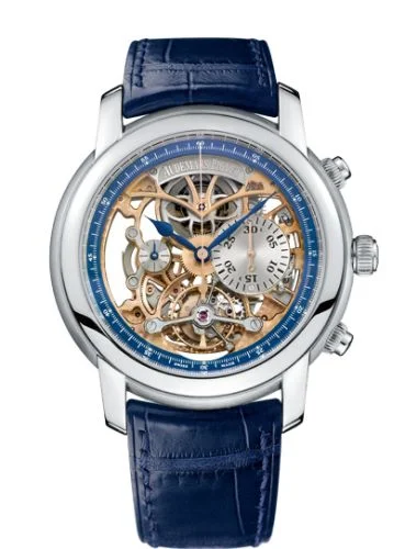 Audemars Piguet Jules Audemars 26353 Tourbillon Chronograph Platinum / Openworked