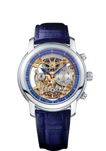 Audemars Piguet Audemars Piguet - 26353PT.OO.D028CR.01 Jules Audemars 26353 Tourbillon Chronograph Platinum / Openworked