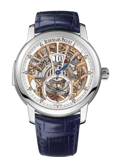 Audemars Piguet - 26356PT.OO.D028CR.01 Jules Audemars Minute Repeater Jumping Hours Platinum / Openworked