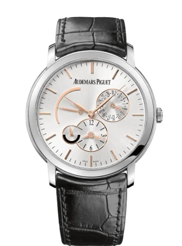Audemars Piguet Audemars Piguet - 26380BC.OO.D002CR.01 Jules Audemars 15180 Dual Time White Gold / Silver