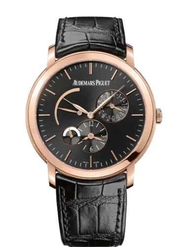 Audemars Piguet Audemars Piguet - 26380OR.OO.D002CR.01 Jules Audemars 26380 Dual Time Pink Gold / Black